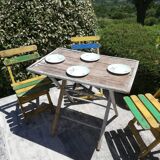 4 vintage outdoor chairs