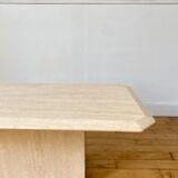 Table basse en travertin vintage