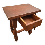 Solid wood bedside table