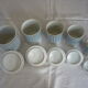 5 jars a spice porcelain aluminite frugier