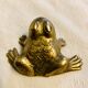 Small brass frog