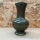 Old vase le cep green & red sandstone made in france vintage
