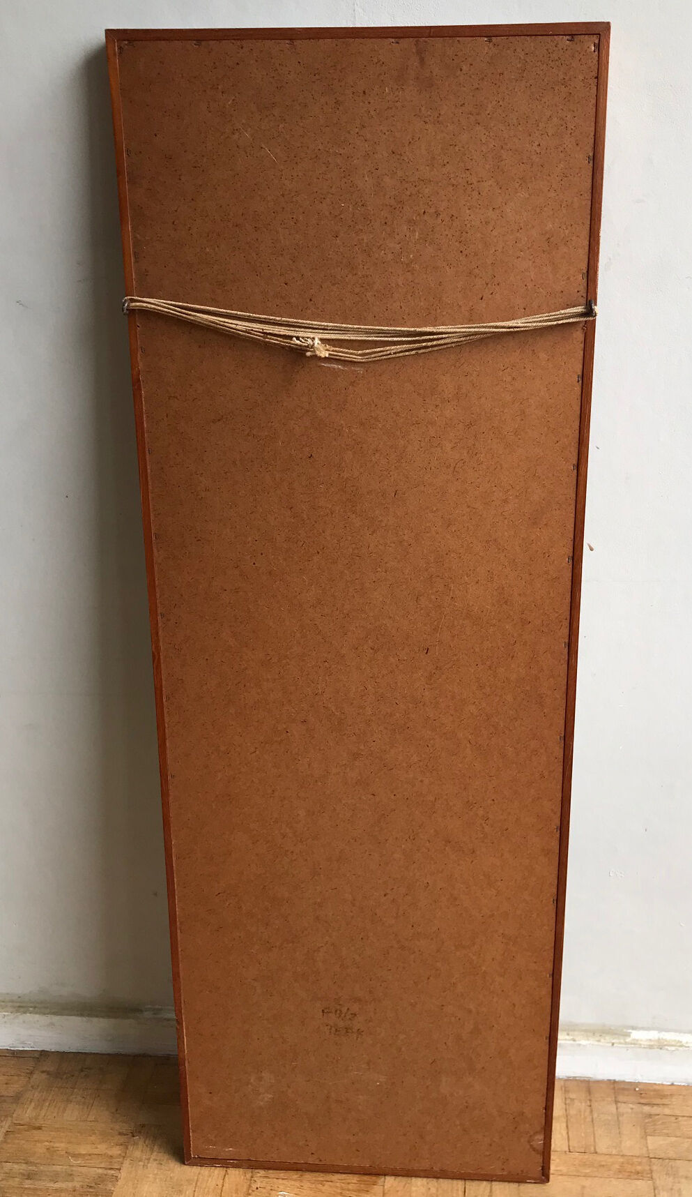 Rectangular teak mirror - 1960/70