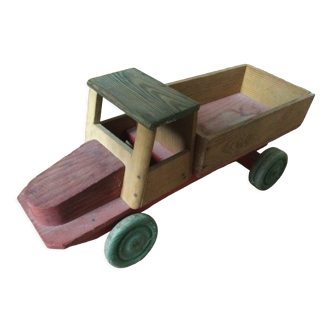 Antique wooden toy truck