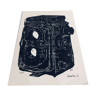 Linogravure A4 « Rolleiflex »