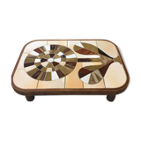 Table basse vintage signée Capron