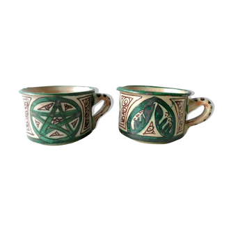 Set of 2 Domingo Punter cups from the 1950s