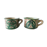 Set of 2 Domingo Punter cups from the 1950s