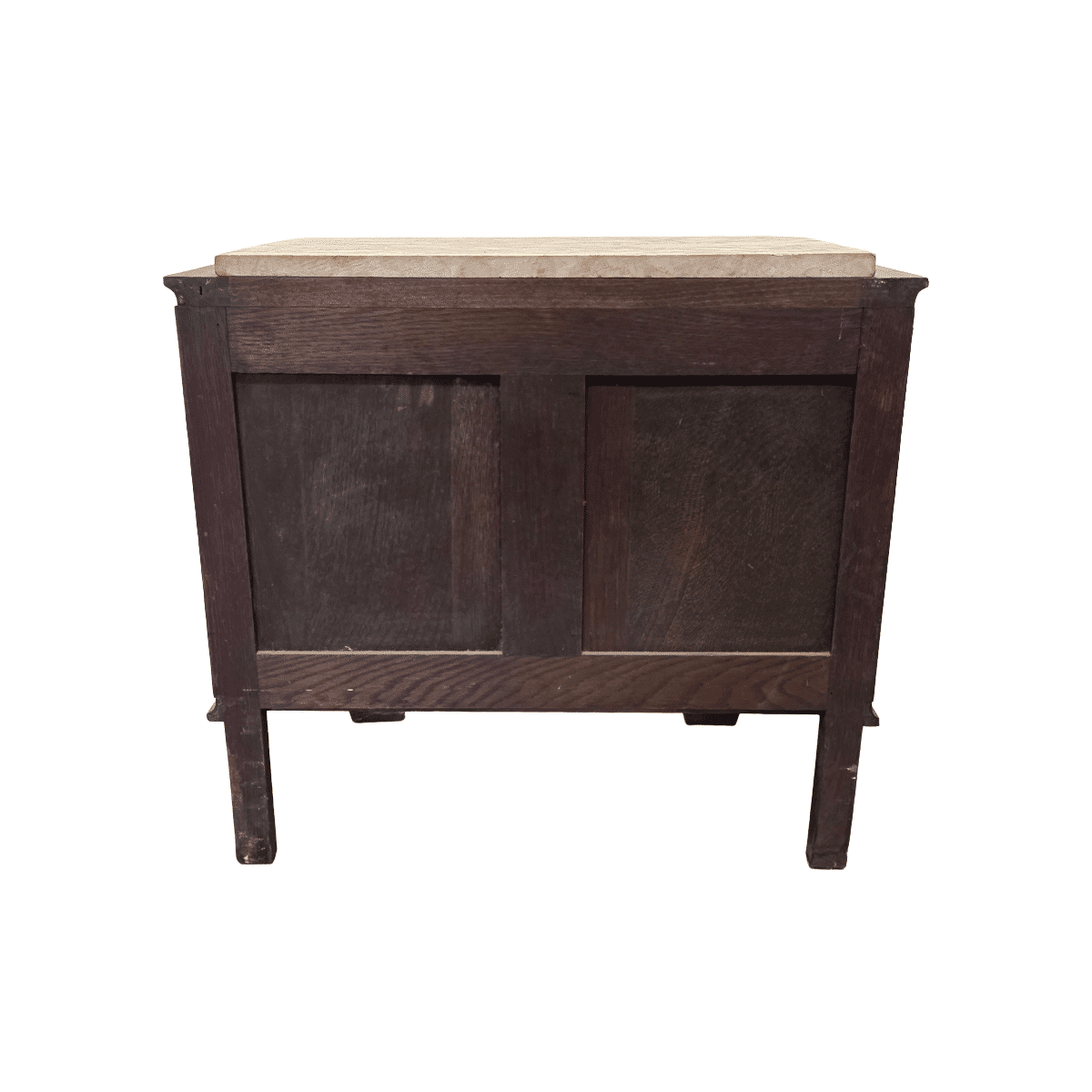 Art Deco Bedside Table With Marble Top, 1930s