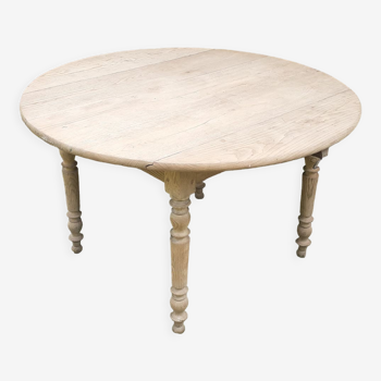 Table style Louis Philippe en chêne massif