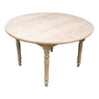 Louis Philippe style table in solid oak