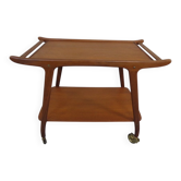 Danish Organic Teak Tea Cart, 1960s