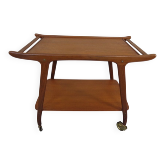 Danish Organic Teak Tea Cart, 1960s