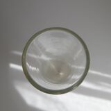 Soliflore vase in bubbled glass