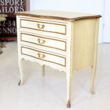 Golden cream antique French vintage Dresser