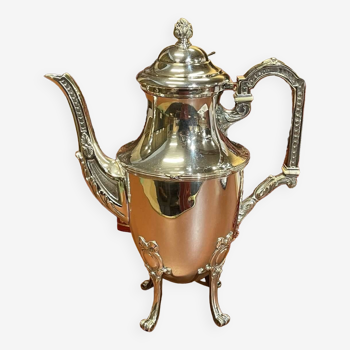 Louis xvi style jug in silver metal, work from the 1950s