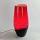 Vintage opaline glass shell-shaped lamp from the 1970s.