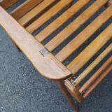 Paire de fauteuils bois