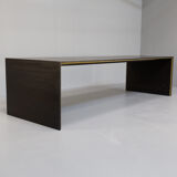 00s Henk Vos ‘black kabbes’ 300cm dining table for Linteloo