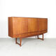 Danish teak sideboard with sliding doors, 1960
