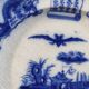 Vintage plate in fine earthenware