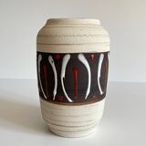 Vase artisanal ceramic 1950s