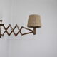 Scissors wall lamp 1970