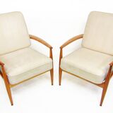 Deux chaises longues "118" par Grete Jalk