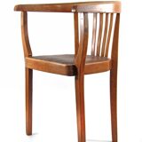 Antique oak Art Nouveau armchair