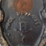 Flamed ceramic vase signed De Bruyn Five Lille