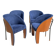 Set of 4 Postmodern Ligne Roset armchairs from the 1980s.