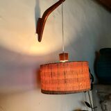 Teak wall lamp, 1950