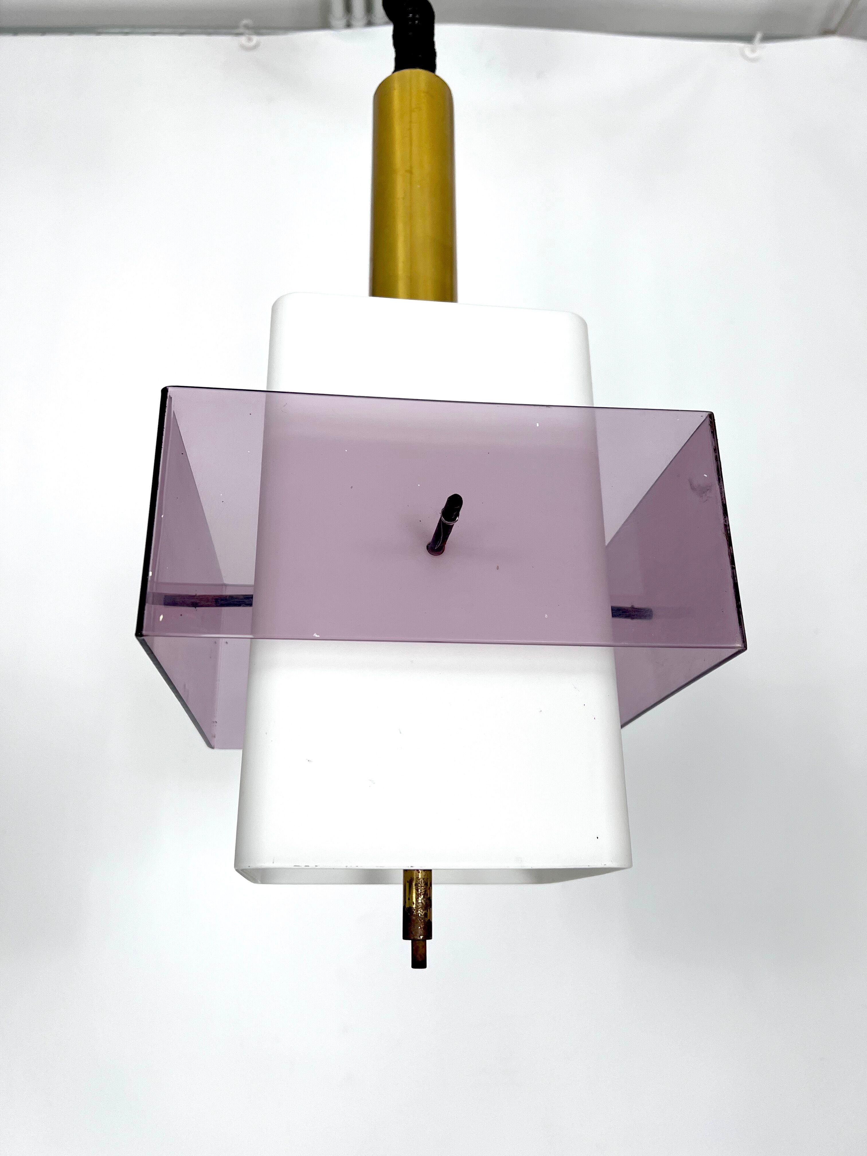 Mid-Century Modern pentant lamp by Stilux Milano, Italy 1960s