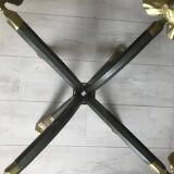 Coffee Table in Brass and Iron by Manfred Bredohl, Germany, 1970s
