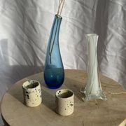 Blue soliflore vase H25 D7