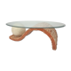 Magnussen Ponte Mactan Stone or Fossil Stone Coffee Table, 1980s