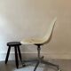 Ecru fibreglass wheelchair by H. Miller for International Furniture