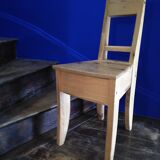 Paire de chaises en pin
