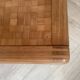 Table basse scandinave, design 1970, en bois de chêne