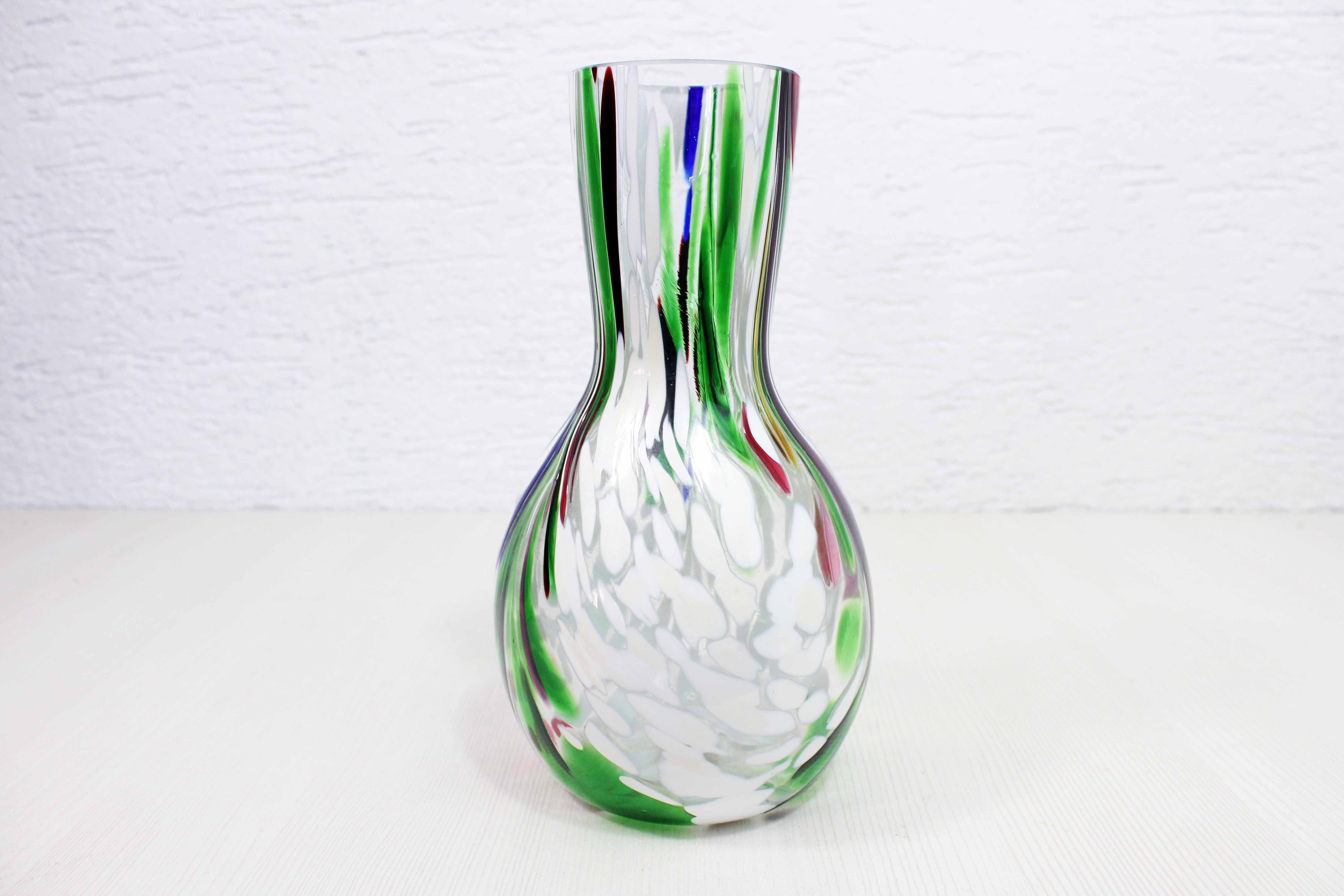 Vintage blown glass vase