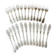 Set of 12 ERCUIS fish forks and 12 fish knives, Vieux Paris model