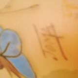 Old vase in colored glass 1