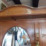 Gold oak coat holder