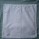 White cotton damask tablecloth with 6 towels