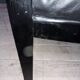 Fauteuil moderne en cuir noir