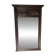 Miroir mural vintage encadré en chêne. Idéal pour les décorateurs.