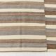 8x10 Brown Beige Rug For Living Room Kilim Rug, 226x306Cm