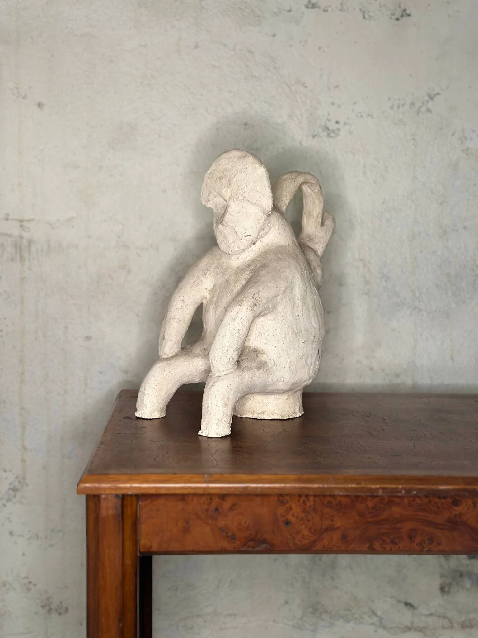 Anthropomorphic terracotta sculpture