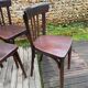 4 vintage Baumann bistro chairs 1960