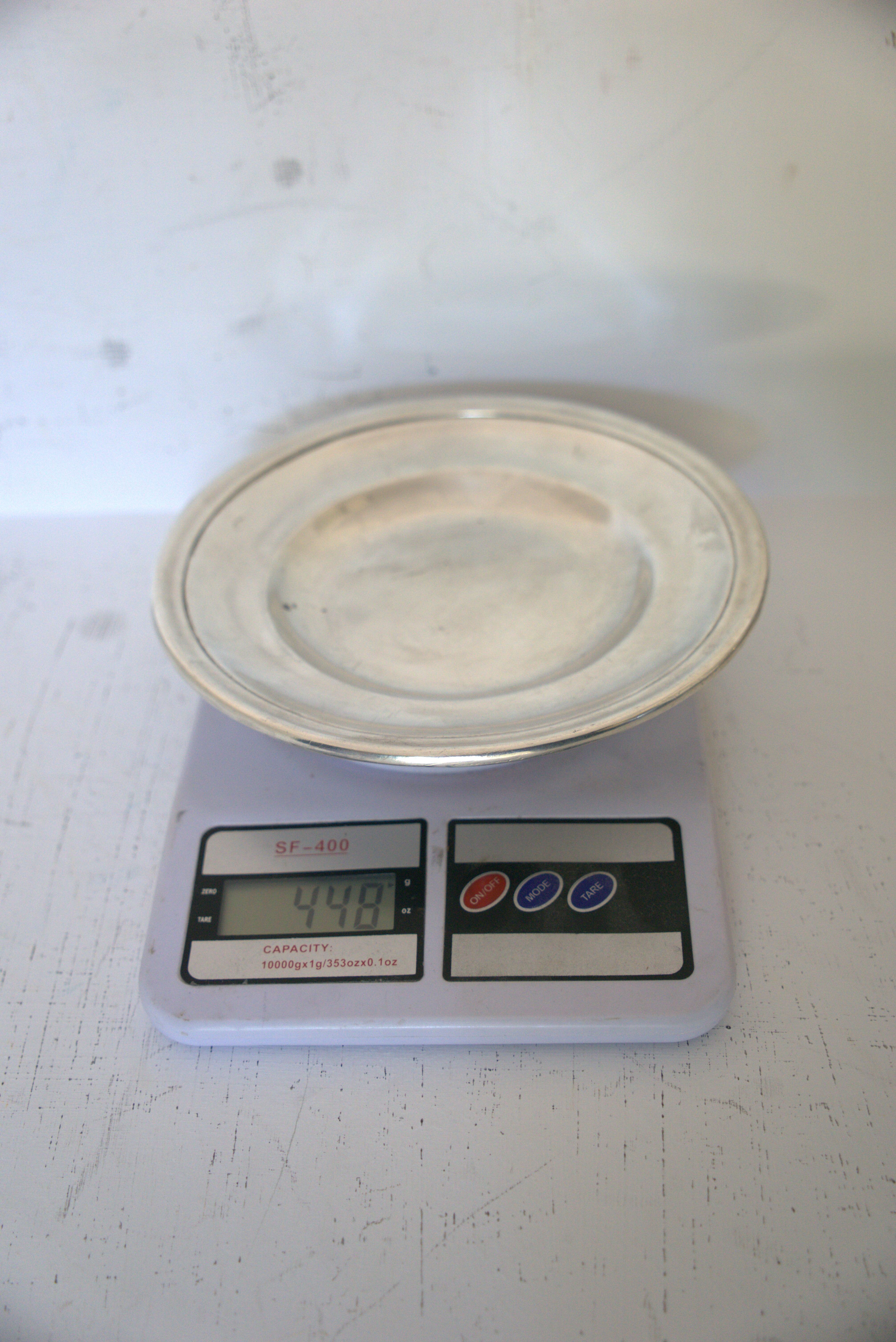 Set of silver-plated serving dishes